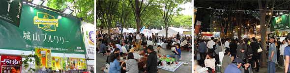 けやきひろば 春のビール祭り 2017