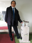 三州郷土館に設置された「エコのすけ」
