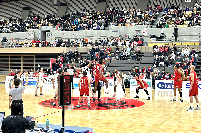 「鹿児島レブナイズ」の試合観戦