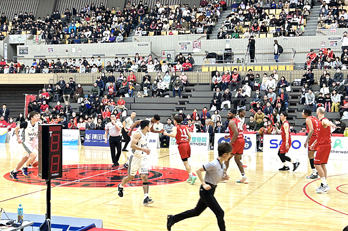 「鹿児島レブナイズ」の試合観戦