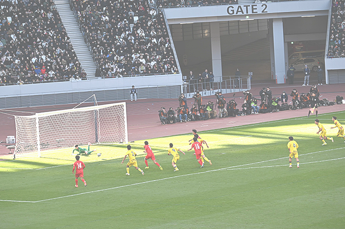 ｢第104回 高校サッカー選手権大会」応援観戦