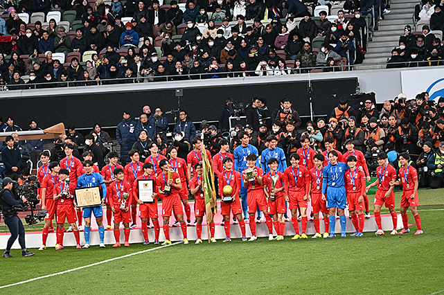 ｢第104回 高校サッカー選手権大会」応援観戦