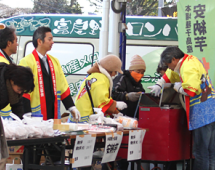 種子島 安納芋チャリティ販売会の様子