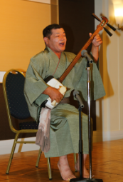 本格民謡の披露(松山勝志様)