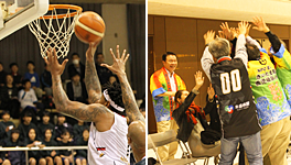 プロバスケットボール試合観戦「鹿児島レブナイズ」の応援に行ってきました!