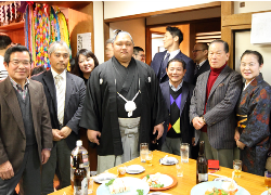 二所ノ関部屋の千秋楽パーティー