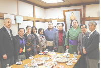 二所ノ関部屋の千秋楽パーティー