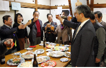 二所ノ関部屋の千秋楽パーティー