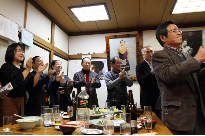 二所ノ関部屋の千秋楽パーティー