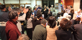 二所ノ関部屋の千秋楽パーティー