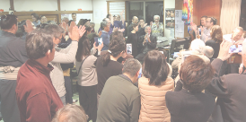 二所ノ関部屋の千秋楽パーティー