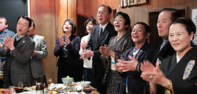 二所ノ関部屋の千秋楽パーティー