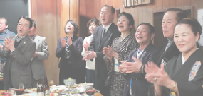 二所ノ関部屋の千秋楽パーティー