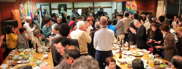 二所ノ関部屋の千秋楽パーティー