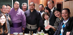 二所ノ関部屋の千秋楽パーティー