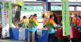 新型コロナ感染防止徹底し、安納芋焼き芋チャリティー販売会を実施しました