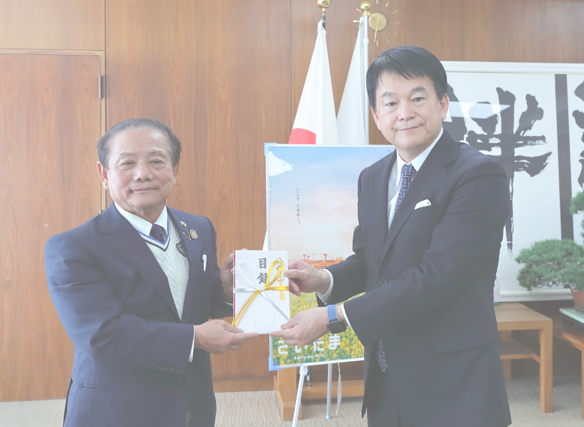 安納芋チャリティー販売の売上金をさいたま市に寄付