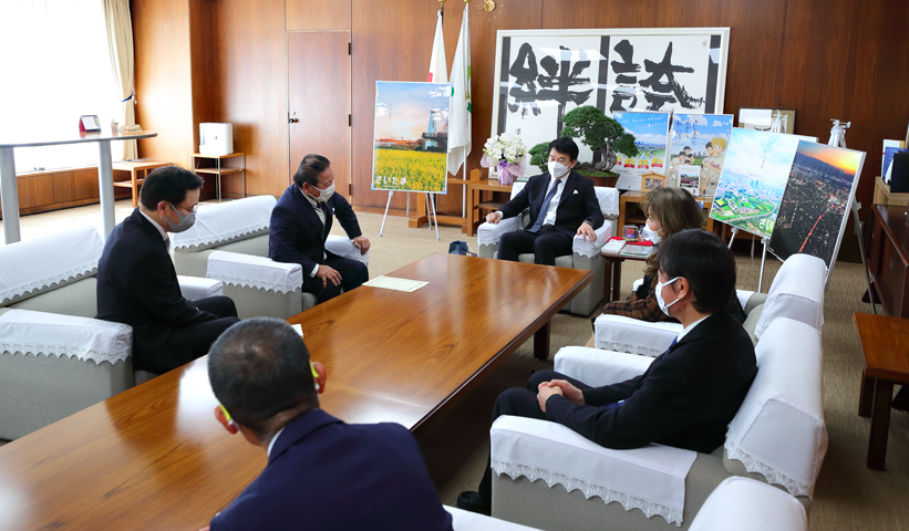 安納芋チャリティー販売の売上金をさいたま市に寄付