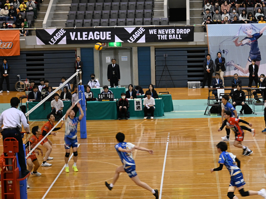 「バレーボールリーグ」Vリーグ決勝戦