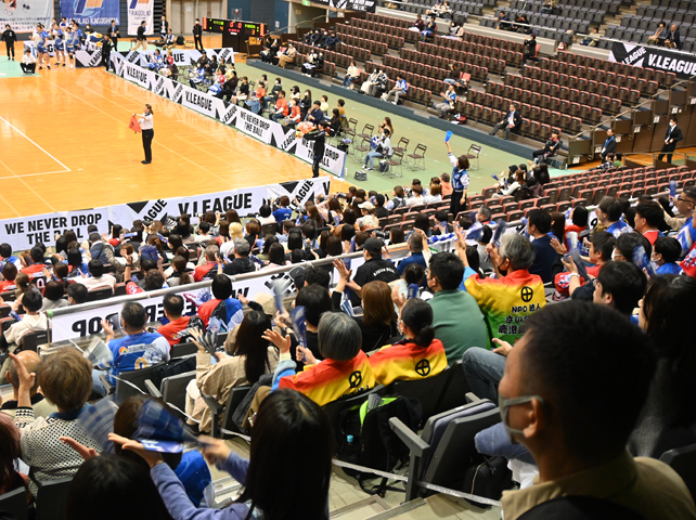 「バレーボールリーグ」Vリーグ決勝戦