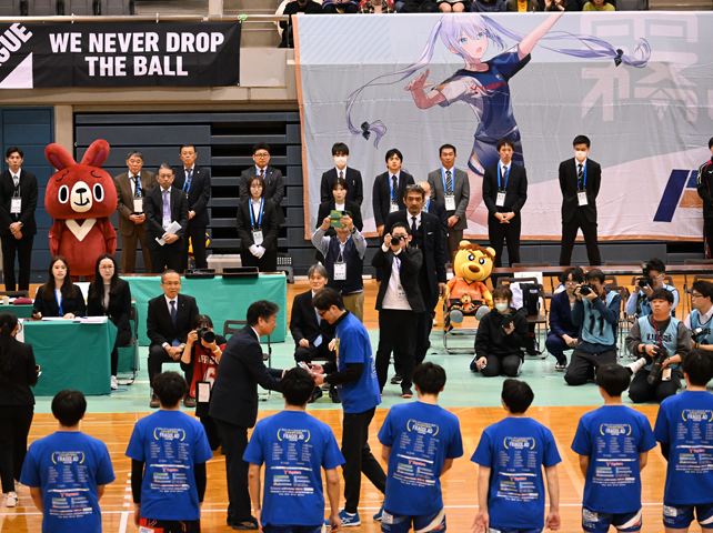 「バレーボールリーグ」Vリーグ決勝戦