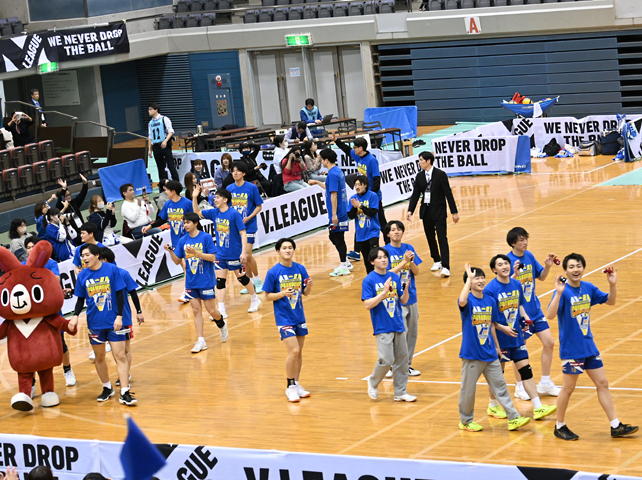 「バレーボールリーグ」Vリーグ決勝戦