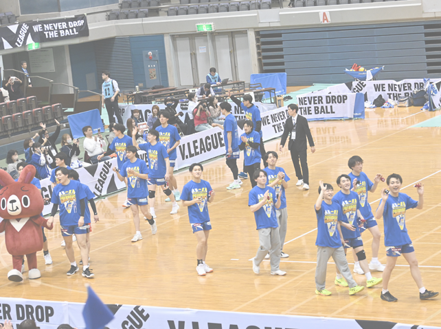 「バレーボールリーグ」Vリーグ決勝戦