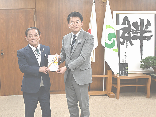 安納芋焼き芋チャリティ売上金を、さいたま市福祉協議会へ寄付